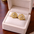 ✨ Floral Gold Twin Ring Set 💍🌸💛