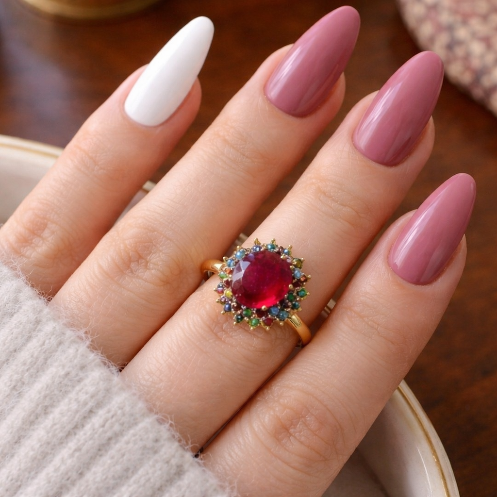 ✨ Royal Ruby Statement Ring 💍❤️