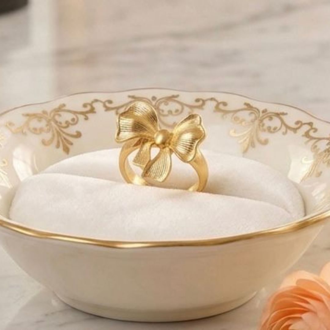 Golden Bow Ring