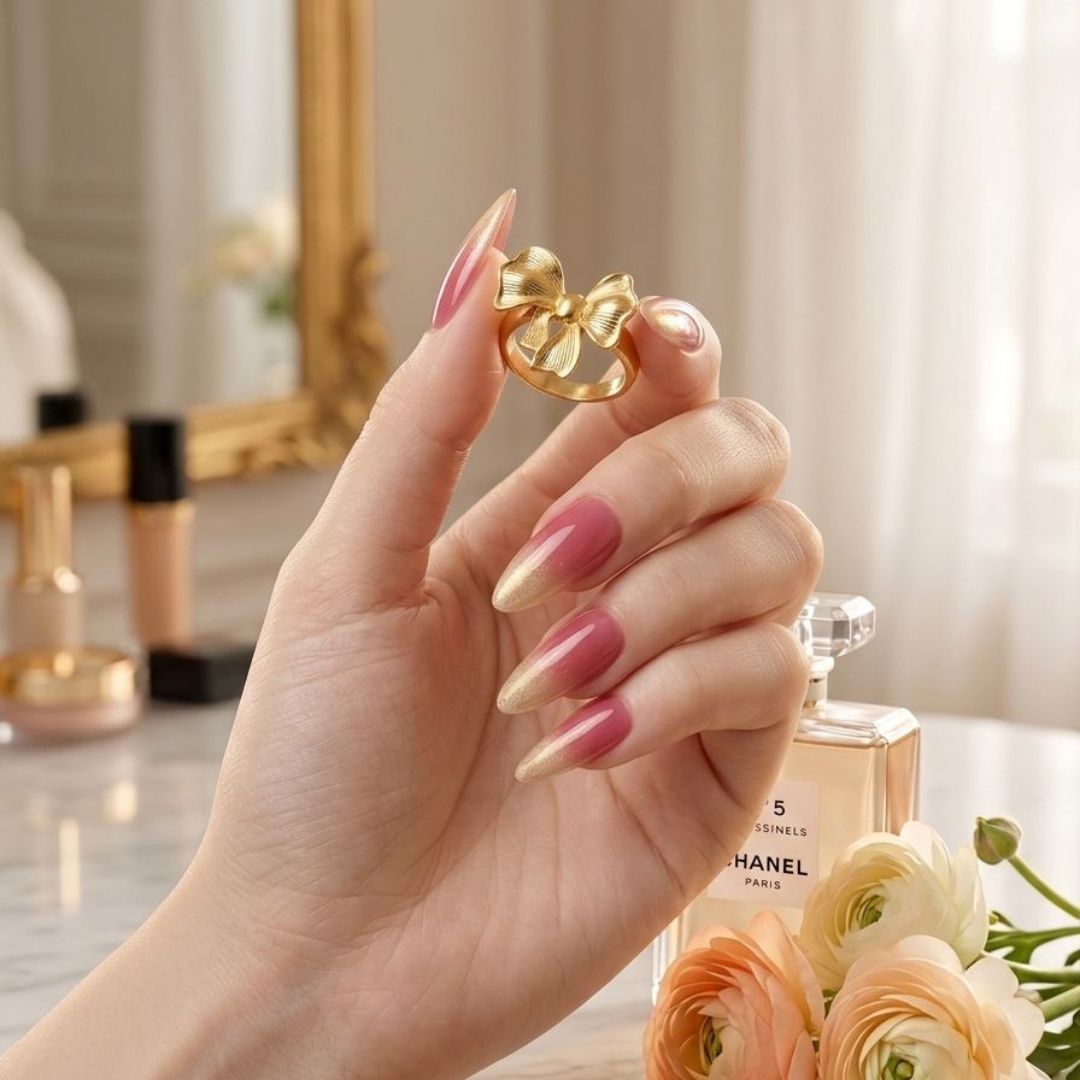 Golden Bow Ring
