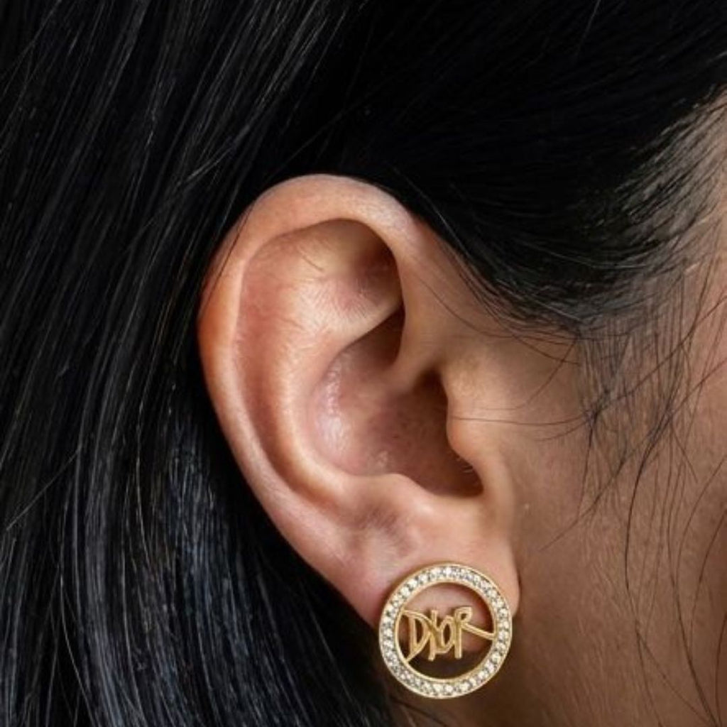 Dior Inspired Stud Earrings