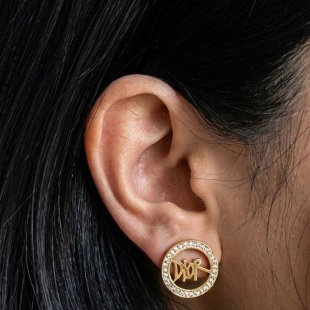 Dior Inspired Stud Earrings