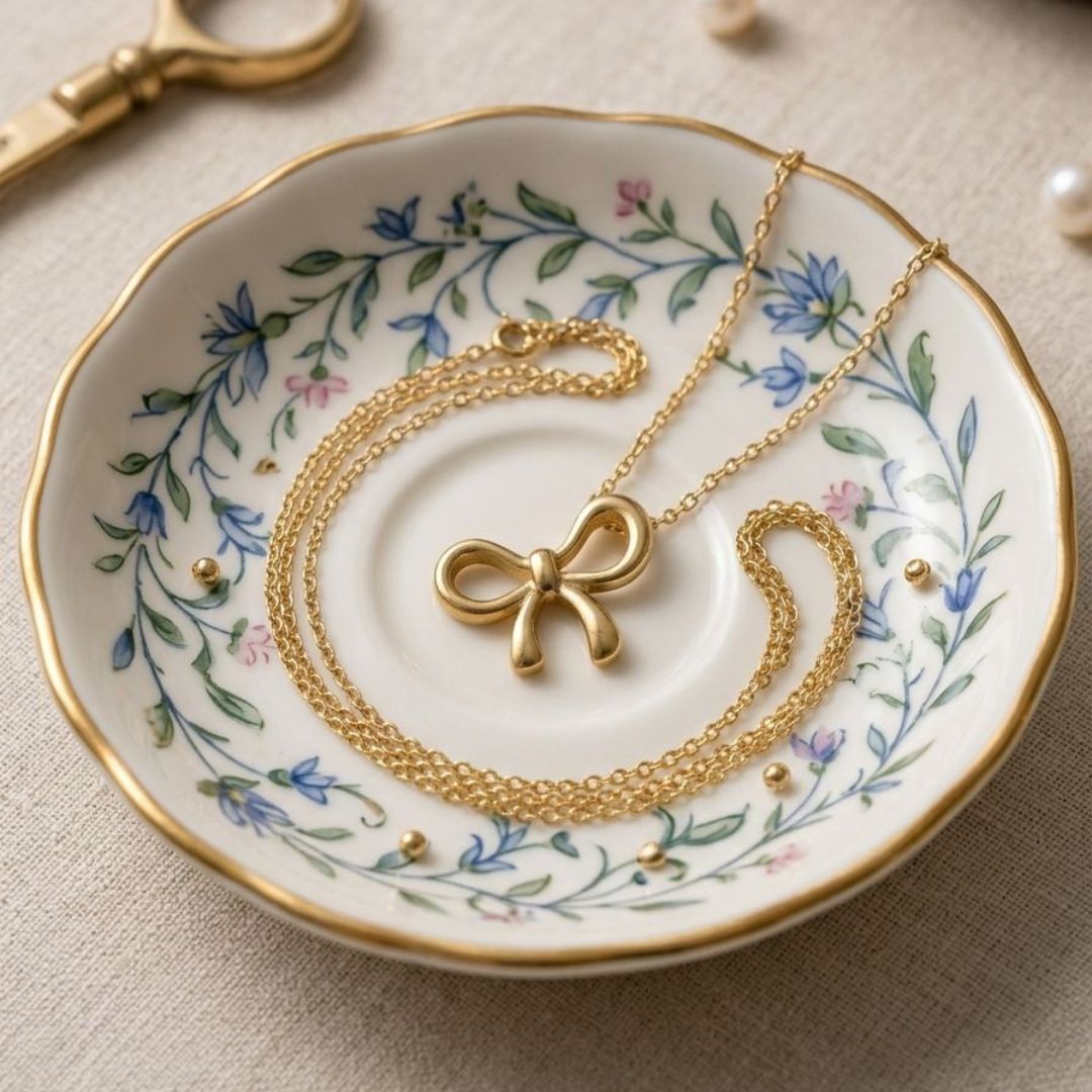 Gold Bow Lockit