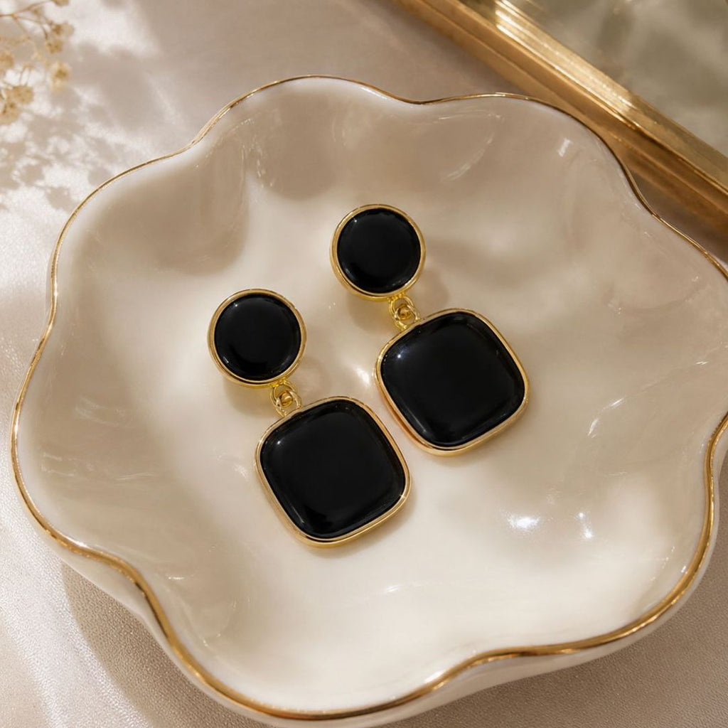 Classic Black Earrings