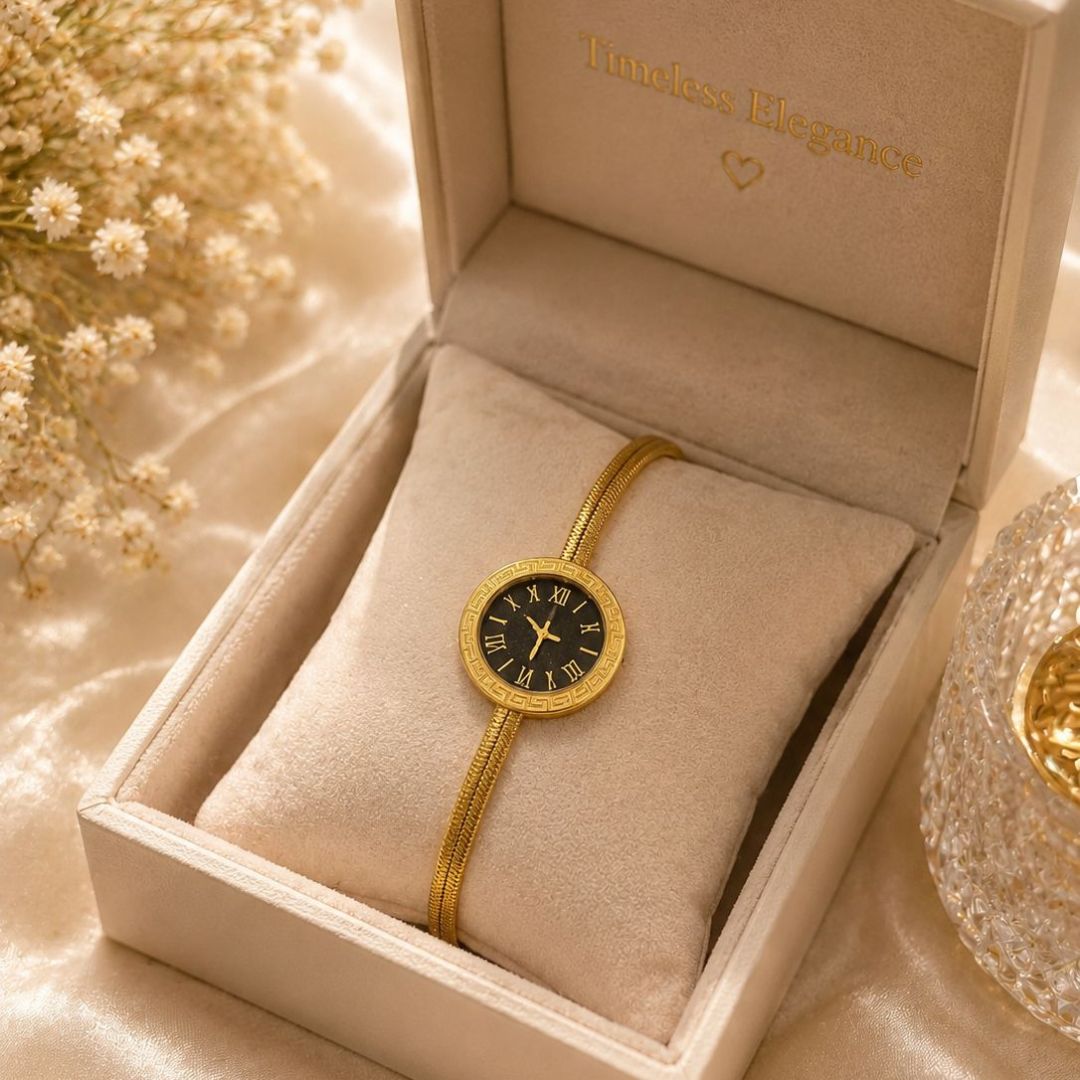 Vintage Clock Bracelet
