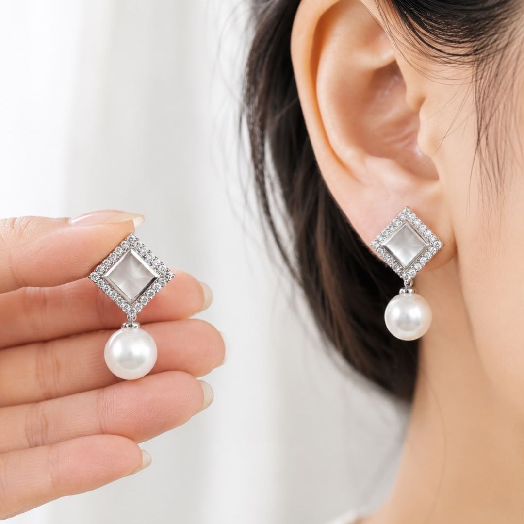 Luxury Pearl Drop Earrings