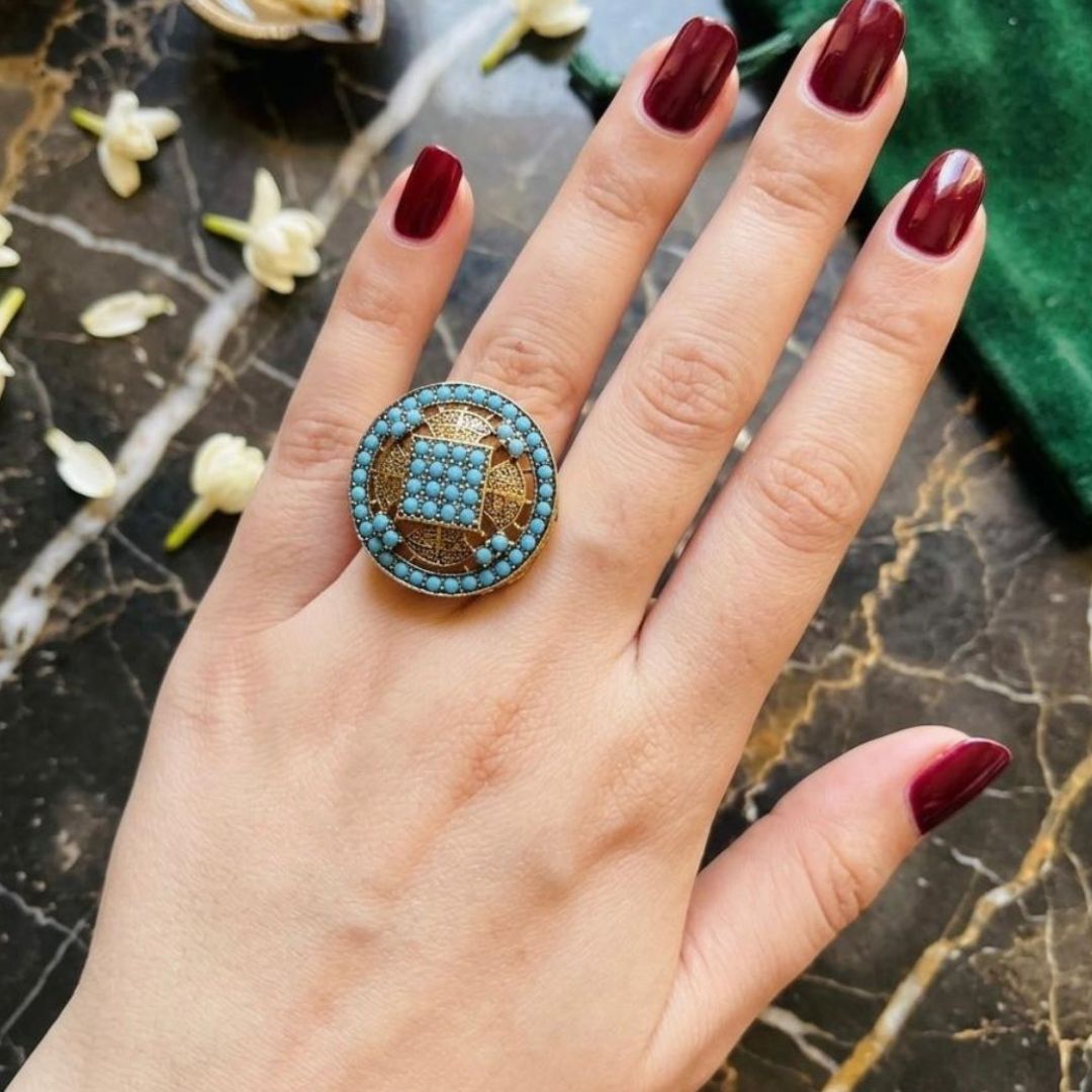 Heritage Turquoise Statement Ring 💙✨