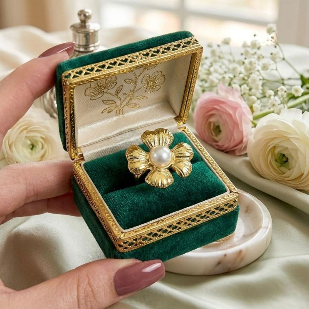 Pearl Flower Ring