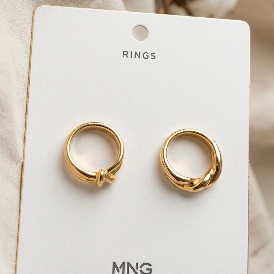 Minimal Gold Rings Set 💍💛