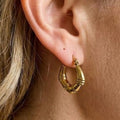 Trendy Minimalist Chunky Hoops