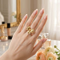 Golden Bow Ring