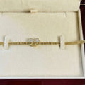 Elegant Gold Bow Bracelet