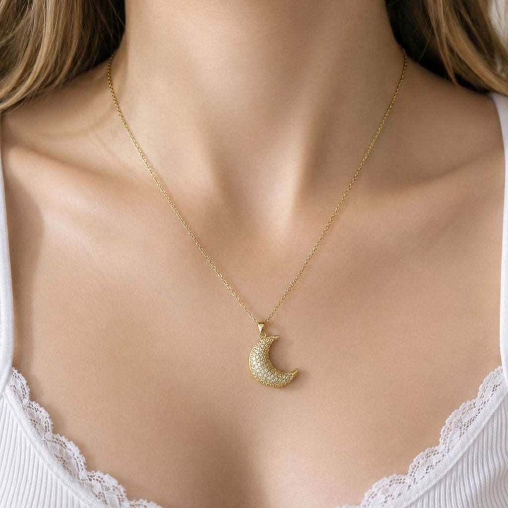 Elegant Moon Pendant