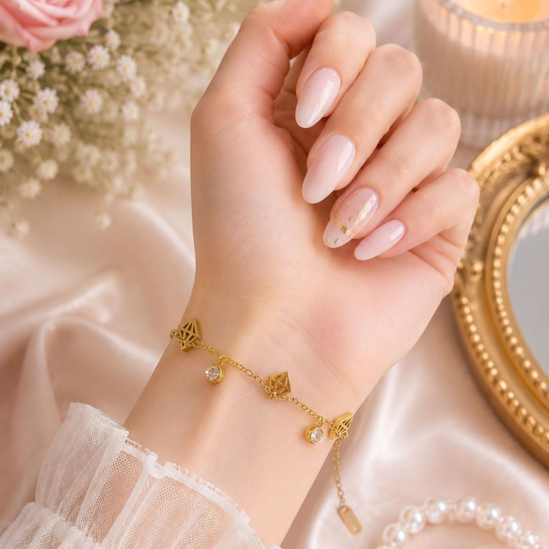 Stainless Steel Crystal Bracelet