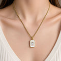 Elegant White Pendant Lockit