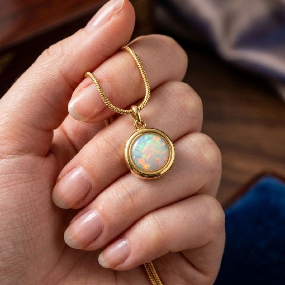 Elegant Round Pendant Lockit