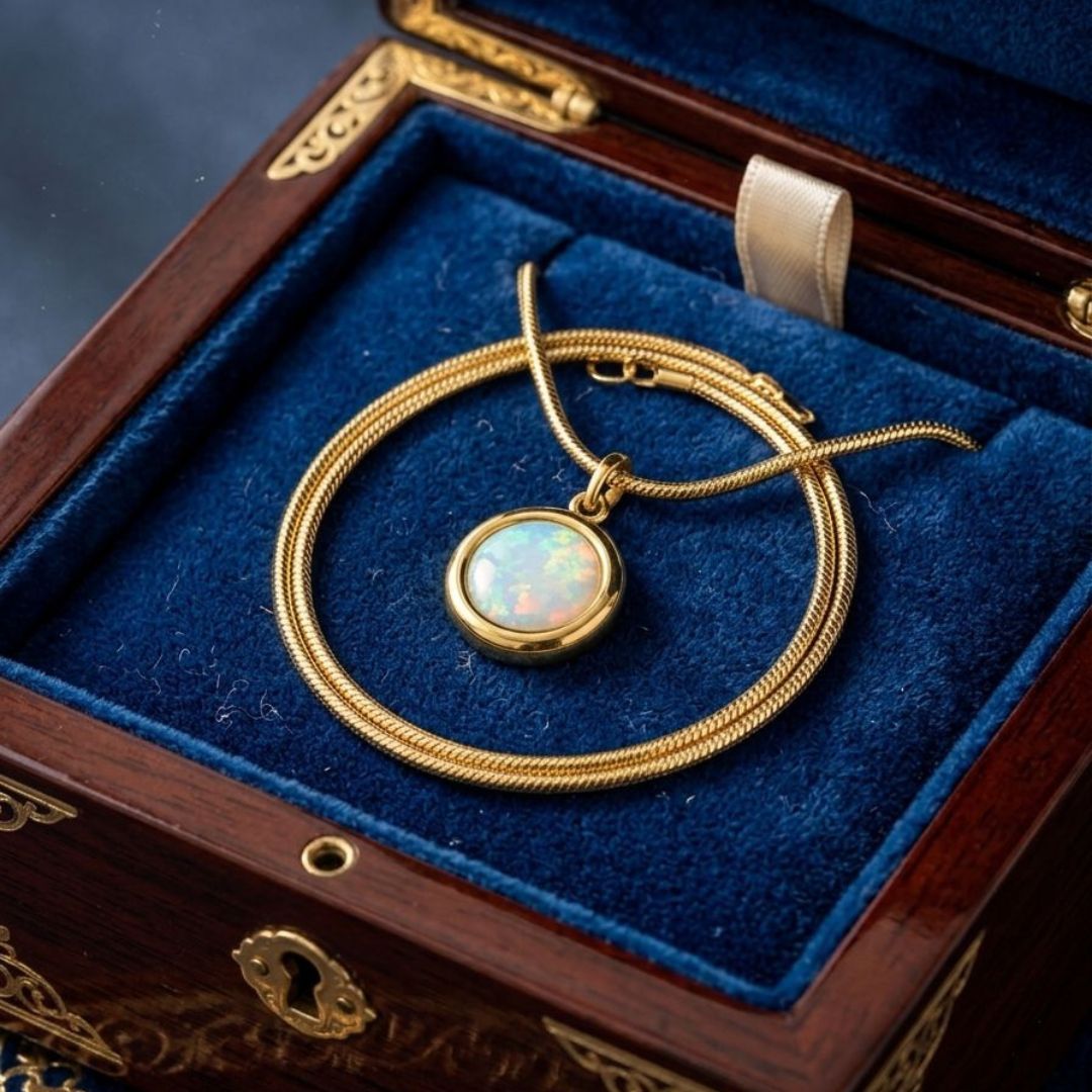 Elegant Round Pendant Lockit
