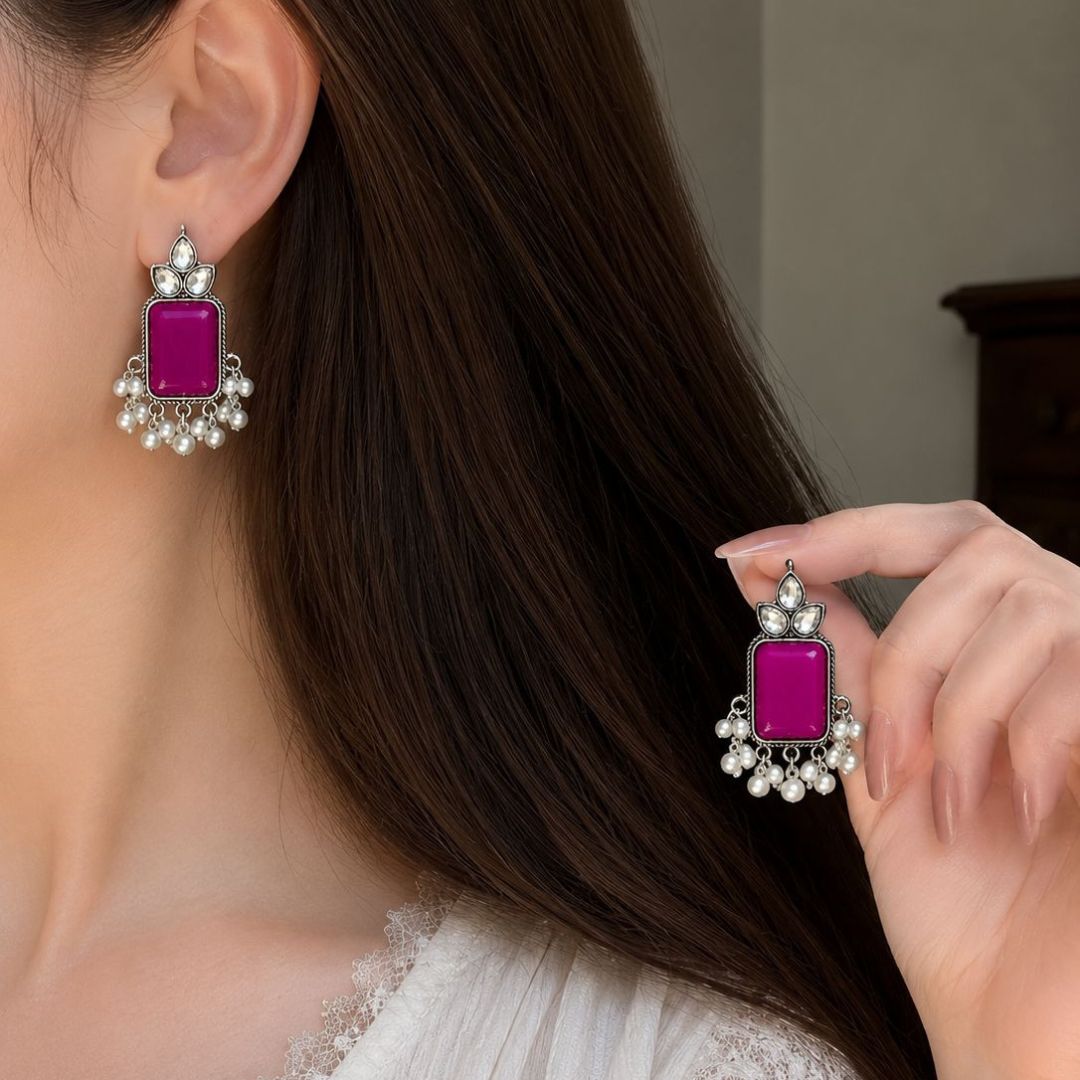 Royal Pearl Drop Earrings