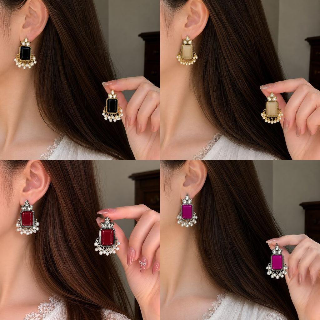 Royal Pearl Drop Earrings