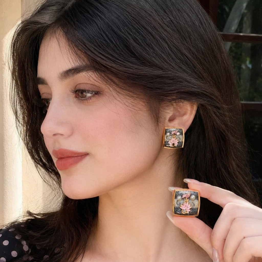 Trendy Flower Earrings