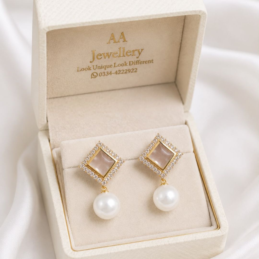 Luxury Pearl Drop Earrings