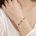 Ruby Tulip Bracelet