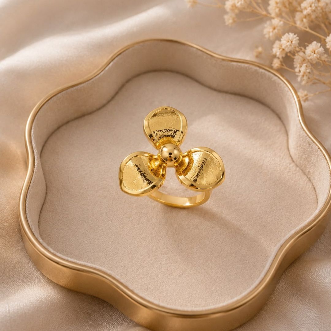 Floral Flower Ring
