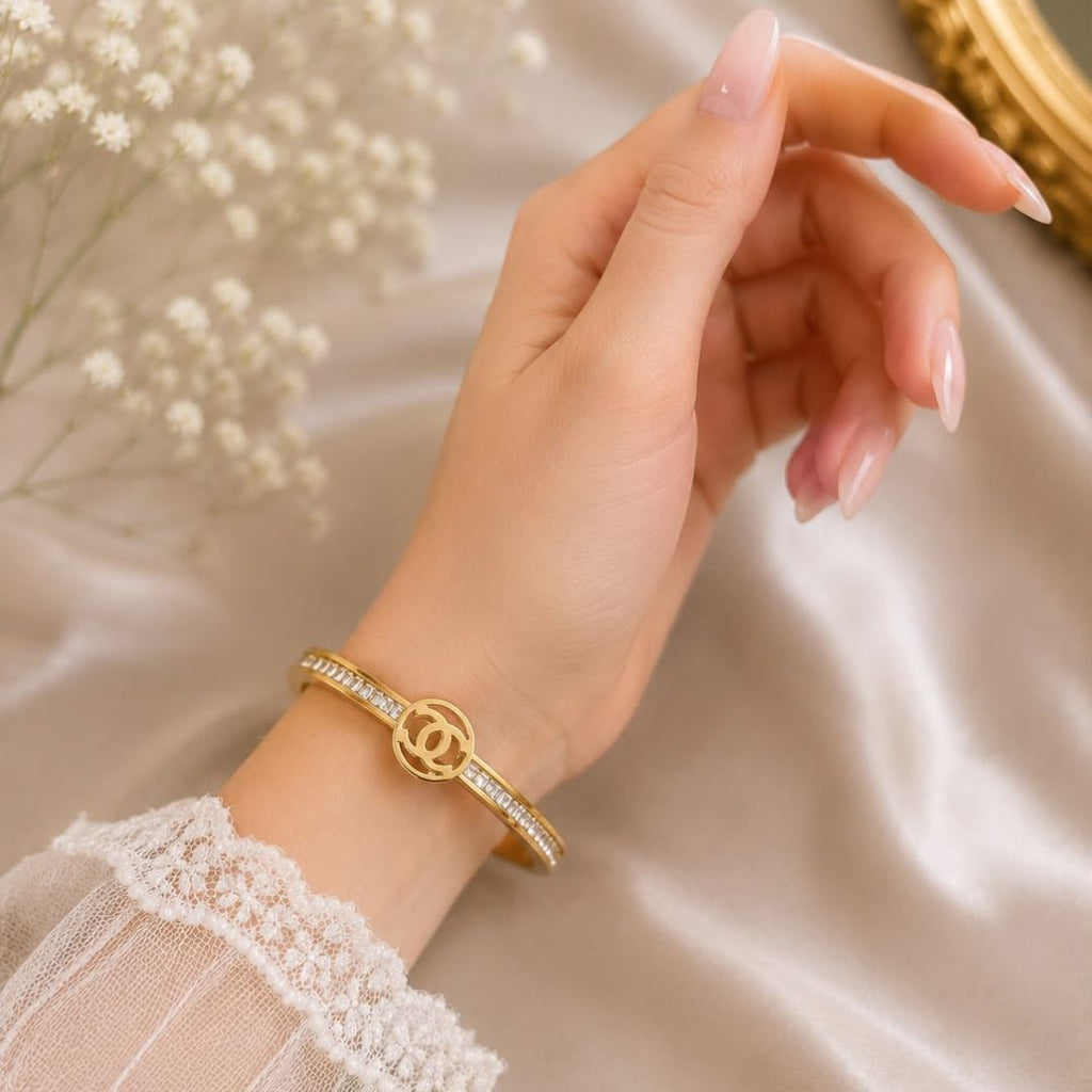 Luxury Dior Crystal HandCuff