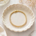 Gold Crystal Tennis Bracelet