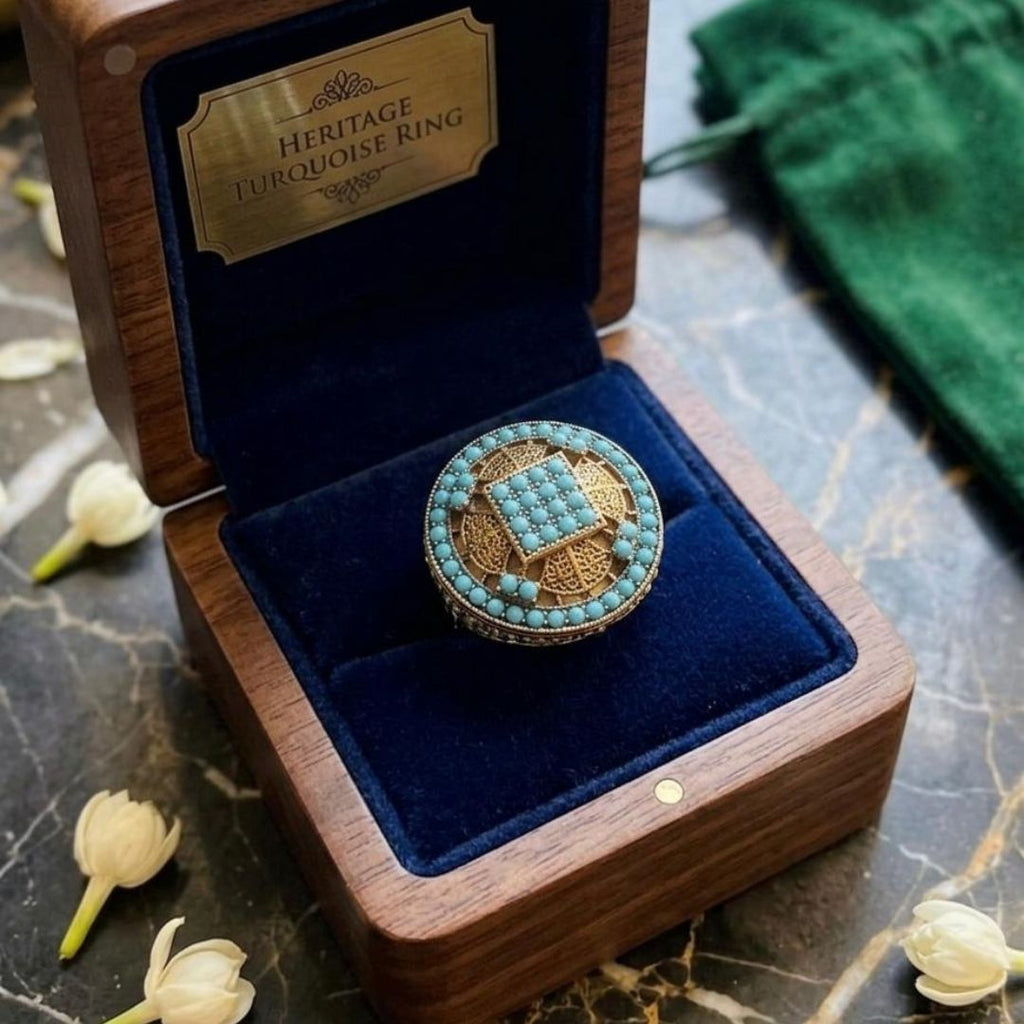 Heritage Turquoise Statement Ring 💙✨