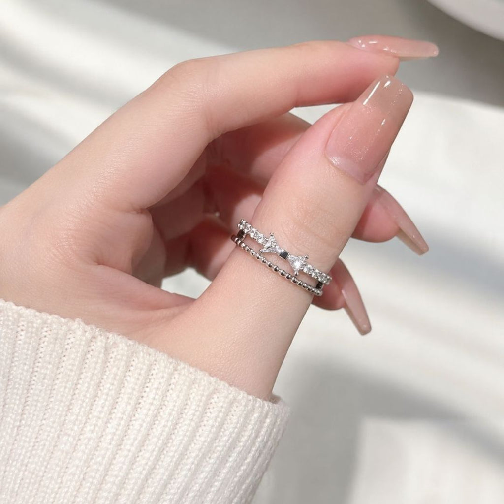 Cute Silver Fashion Ring