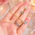Elegant Silver Stone Jewelry Set